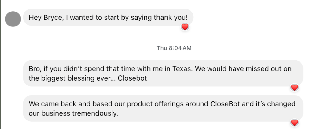 closebot v2 thank you